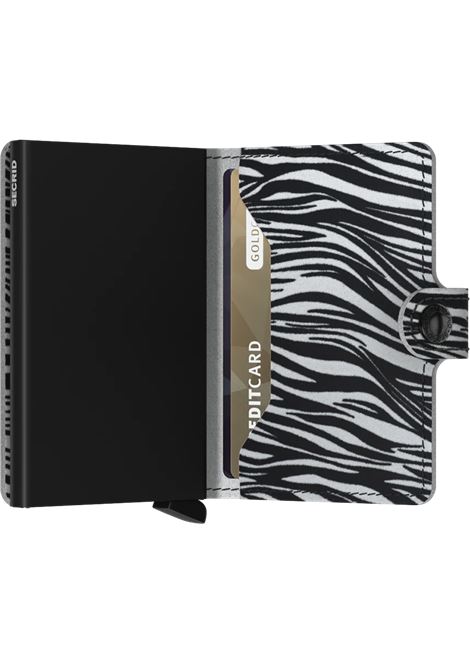 Miniwallet style zebra light grey SECRID | MZE-LIGHT GREYLIGHT GREY